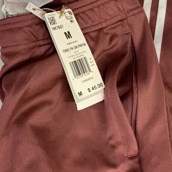 Adidas Tiro TK DR PNTW Quiet Crimson/White 3 Striped - Picture 5 of 5